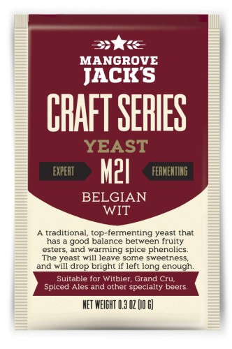 Mangrove Jack drożdże piwowarskie M21 BELGIAN WIT