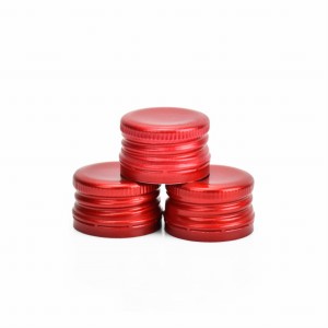 Zakrętki spirytusowe CZERWONE 28x18 -- 100szt