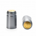 Kapturki termokurczliwe 31x55 srebrne - 10szt