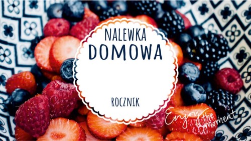 Etykieta na butelkę MODERN OWOCE LEŚNE