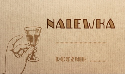 Etykieta na butelkę OLD NALEWKA