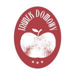 Etykieta owalna JABŁKO RETRO