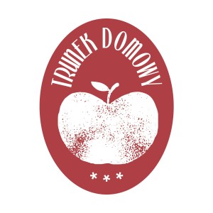 Etykieta owalna JABŁKO RETRO