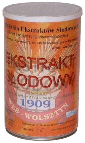 WES Ekstrakt Słodowy Jasny 1,7kg