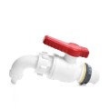 Kran plastikowy 1''