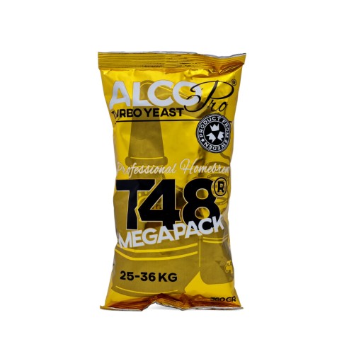 Drożdże gorzelnicze turbo AlcoPro T48 MegaPack na 100L