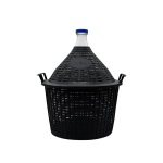 Balon na wino wąska szyjka 20l w koszu plastikowym