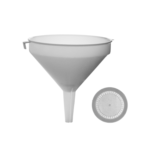 Lejek Fi 19cm do butelek z odpowietrznikiem i sitkiem