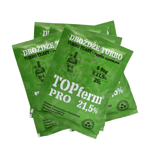 HURT 10szt. Drożdże turbo SpiritFerm Top Ferm Pro 6-9kg / 21,5%