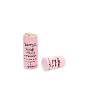 Kapturki termokurczliwe 31x55 różowe wódka weselna - 10szt