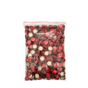 KAPSLE CZERWONE METALIZOWANE 1000SZT