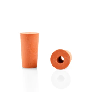Korek gumowy mini 15mm z dziurką