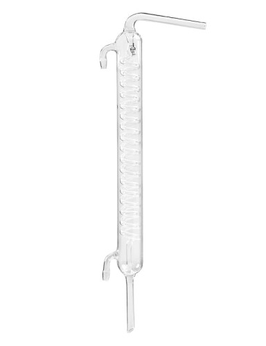 Chłodnica szklana SpiritFerm, element do budowy aparatury destylacyjnej szklanej, wykonana z niezwykle odpornego szkła, trwała i niezwykle dokładnienie wykonana, SpiritFerm produkt najwyższej jakości