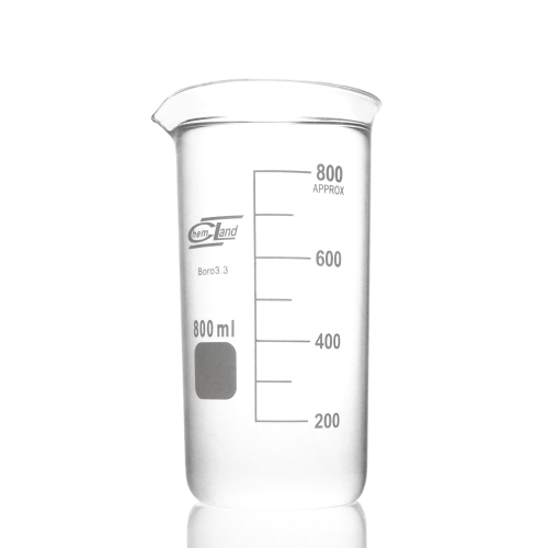 Zlewka 800ml wysoka z wylewem BORO 3.3 – 0,8L