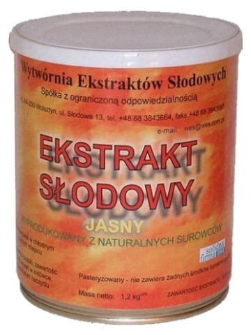 Ekstrakt słodowy jasny 1,2kg WES