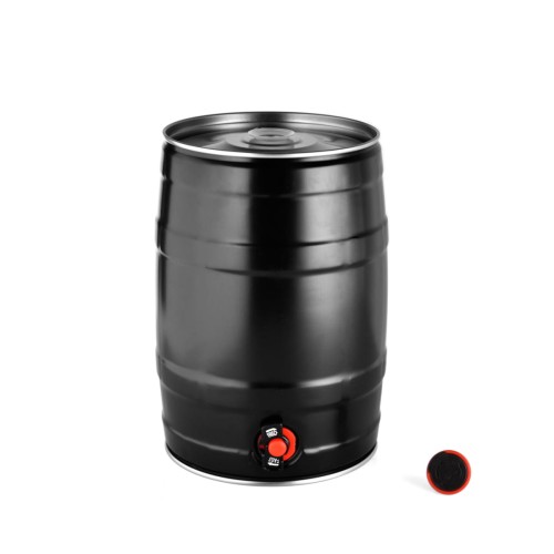Czarny Mini-Keg 5L z kranikiem