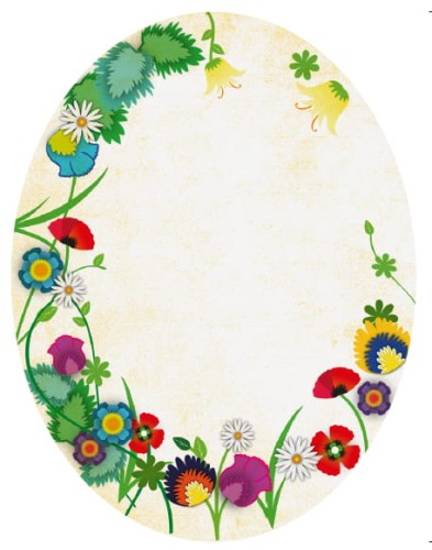 Etykieta owalna na trunek domowy