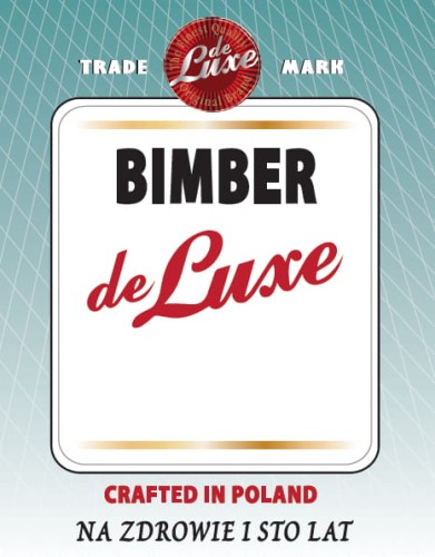 Etykiety na butelki bimber wódka