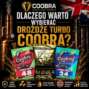 Wybieraj sprawdzone drożdże Coobra